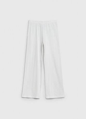 Пижамные брюки из ажурного трикотажа для девочек