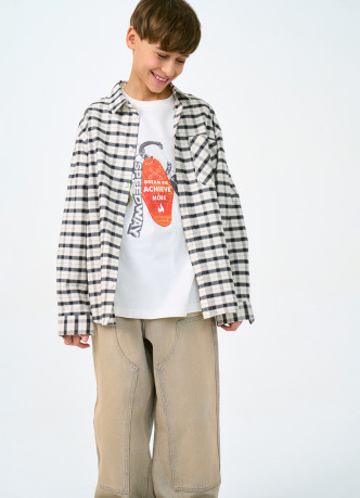 Рубашка в клетку для мальчиков