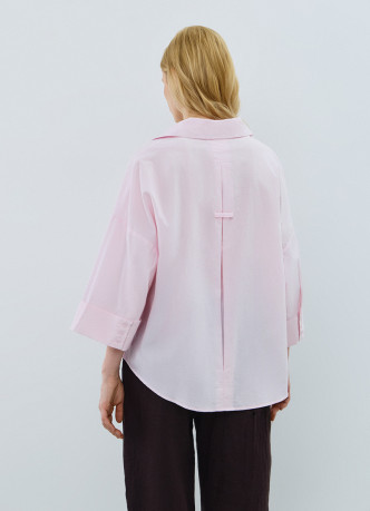 Рубашка в полоску с рукавом 3/4