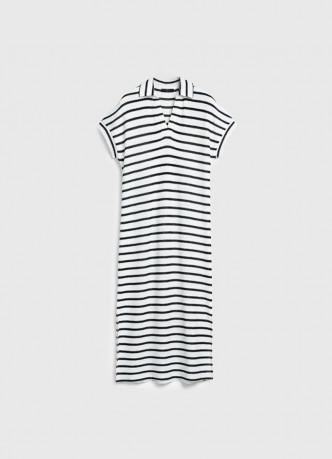 Платье-поло из полотна кроше