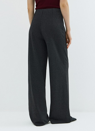 Широкие брюки из трикотажа