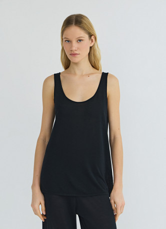 Вязаная майка