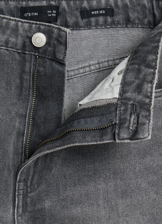 Широкие джинсы Wide leg с высокой посадкой