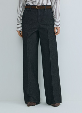 Широкие джинсы Wide leg с высокой посадкой