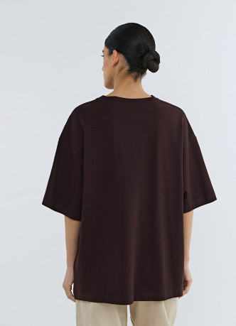 Футболка оверсайз с вышивкой