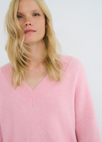 Джемпер из мягкой пряжи с шерстью