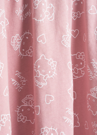Трикотажное платье c принтом Hello Kitty для девочек