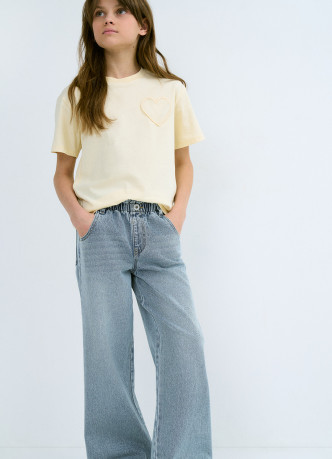 Широкие джинсы Wide leg для девочек
