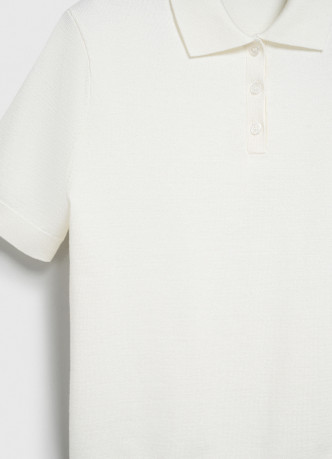 Базовый джемпер поло с коротким рукавом