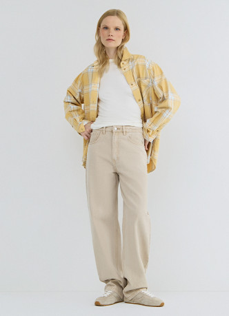 Рубашка в клетку из хлопка