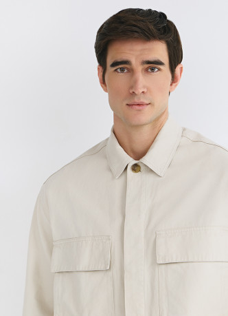Куртка-рубашка из канваса