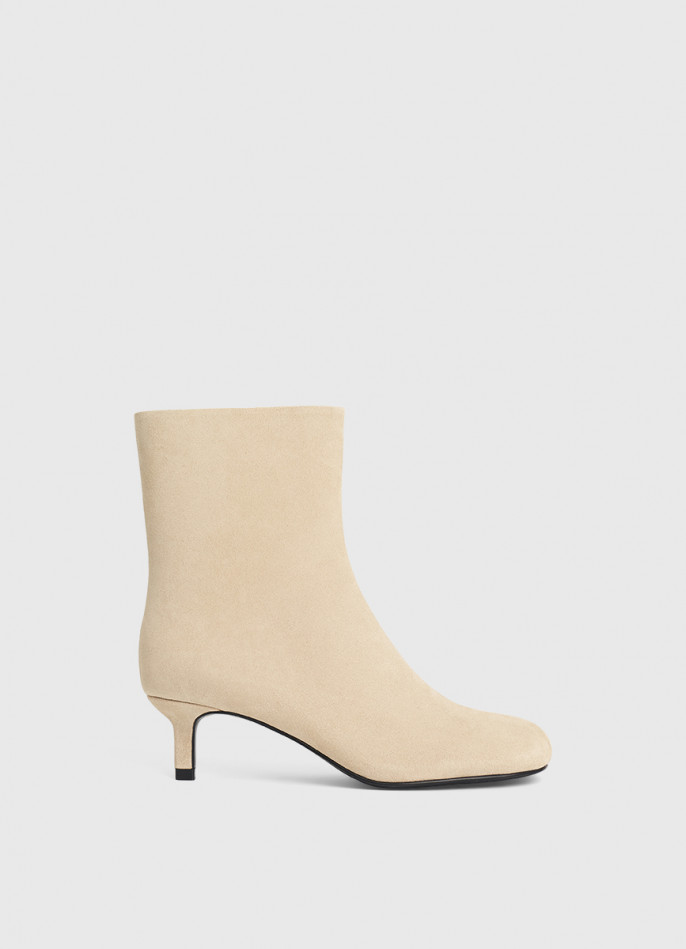 Ботильоны из натуральной замши