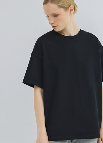 Футболка оверсайз из плотного хлопка