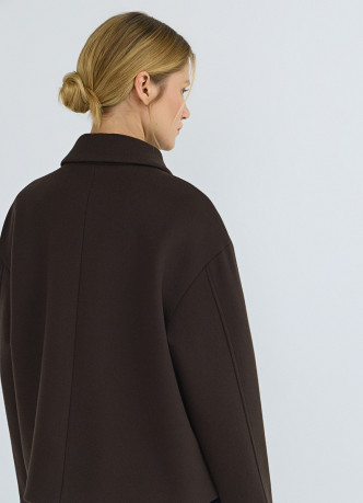 Куртка из пальтовой ткани