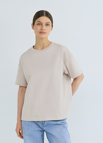 Футболка оверсайз из плотного хлопка