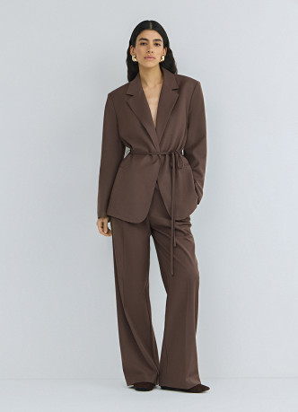 Жакет с поясом