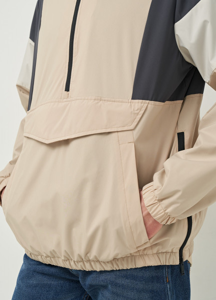 Куртка-анорак на флисовой подкладке, Бежевый O`Stin MJ667IO02-T2 - фото 6