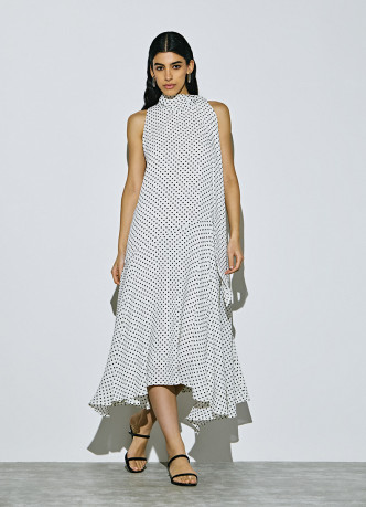 Шифоновое принтованное платье