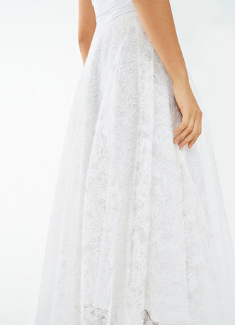 Кружевная юбка А-силуэта