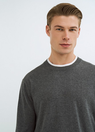 Джемпер с имитацией футболки