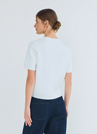 Кардиган с коротким рукавом