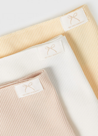 Трусы-слипы с нашивкой для девочек, 3 шт.