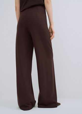 Широкие брюки из трикотажа