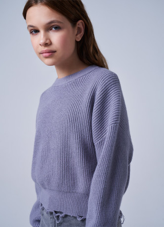 Вязаный джемпер для девочки