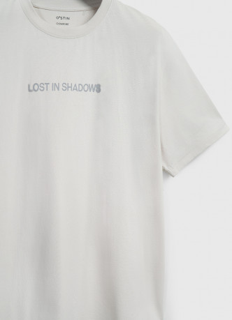 Футболка с текстовым принтом