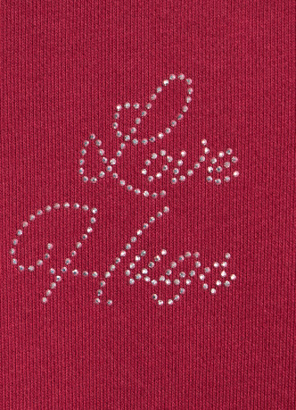 Свитшот с аппликацией и воланами для девочек