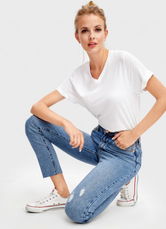 Джинсы Mom Fit