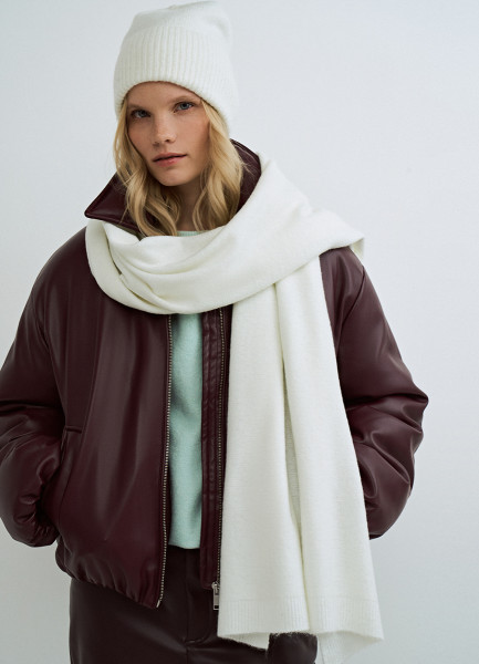 Вязаный шарф Бежевый 1599₽