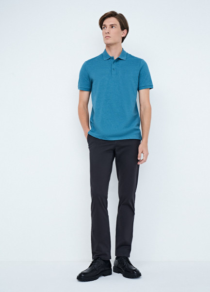 

Базовые брюки-чиносы из твила, Серый