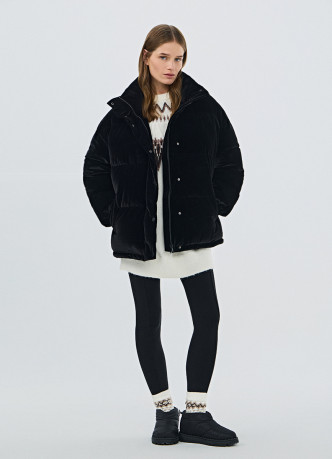 Утеплённая стёганая куртка