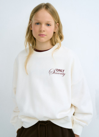 Свитшот с принтом для девочек