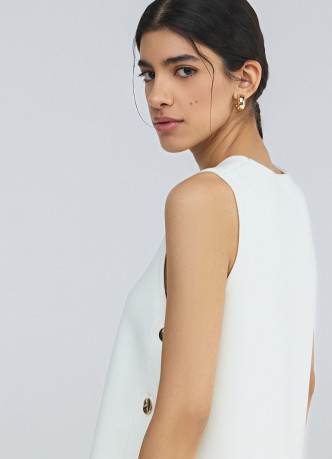 Топ с пуговицами