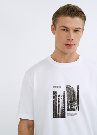 Футболка с принтом