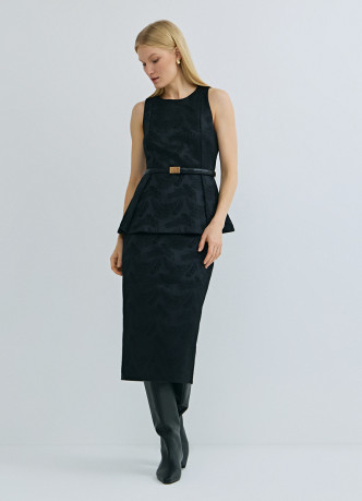 Топ-корсет из жаккарда