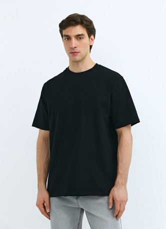 Базовая футболка с необработанным краем