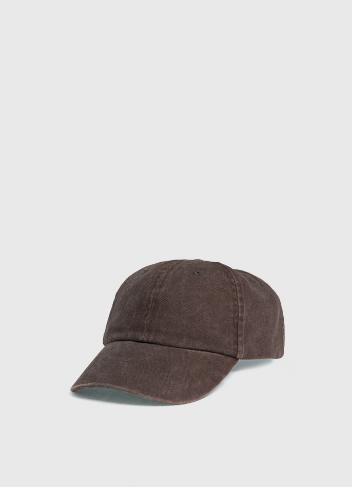 Джинсовая бейсболка с эффектом варки