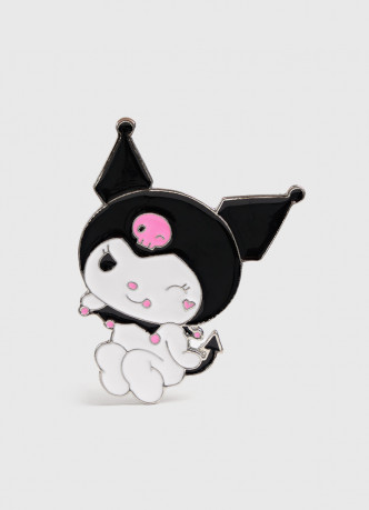 Брелок Kuromi с помпоном для девочек