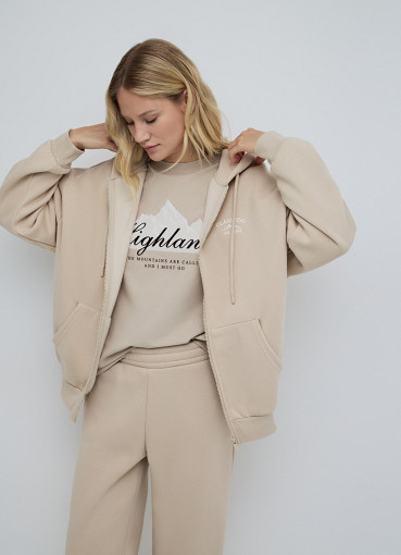 Толстовка оверсайз на молнии (LT6741O02-T3) купить за 1599 руб. в ...