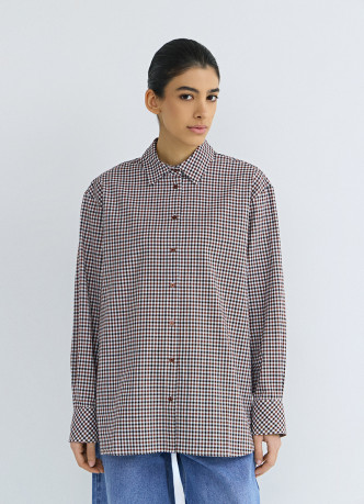 Рубашка в клетку виши