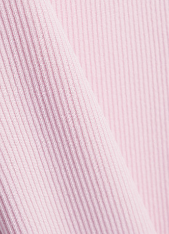 Вязаная майка в рубчик