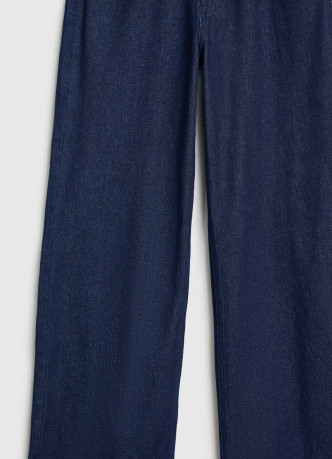 Широкие джинсы Wide leg с ремнём