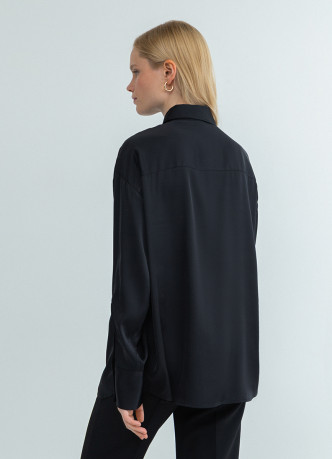 Блузка из сатина