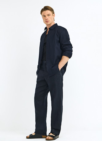 Брюки изо льна