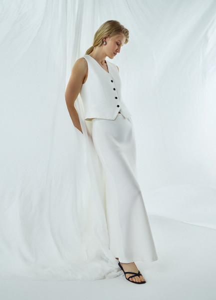 

Классический жилет, Белый