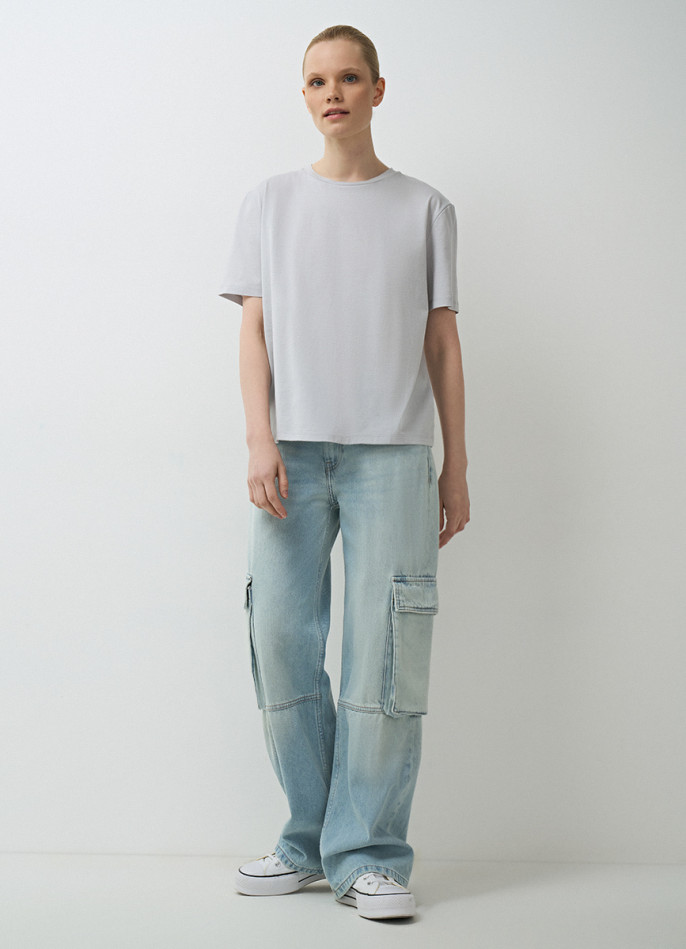 Футболка из мерсеризованного хлопка