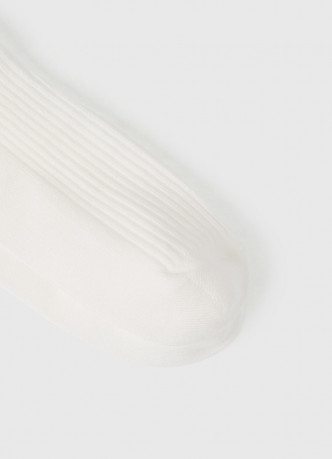 Высокие носки в рубчик с бантами для девочек